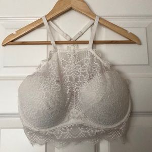 vs pink high neck bralette